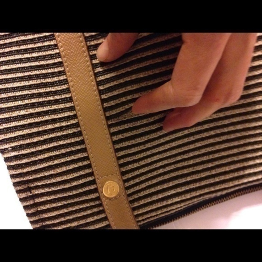 Eric javits woven tote shoulder bag - Picture 4 of 8